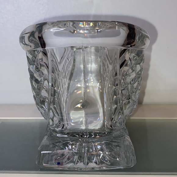 1980s Vintage 24% Lead Crystal Sleigh Candy Dish Bowl - Picture 5 of 9